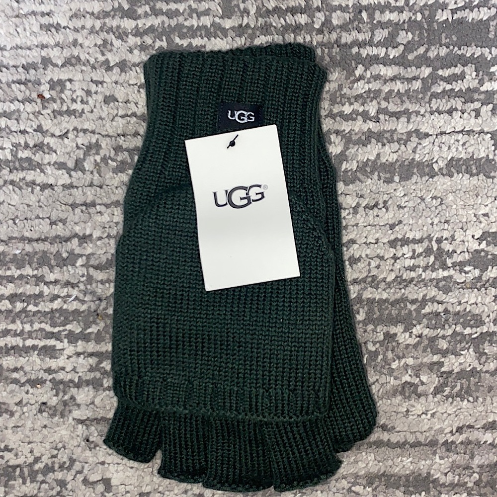NWT UGG MENS KNIT FLIP MITTEN SIZE S/M
